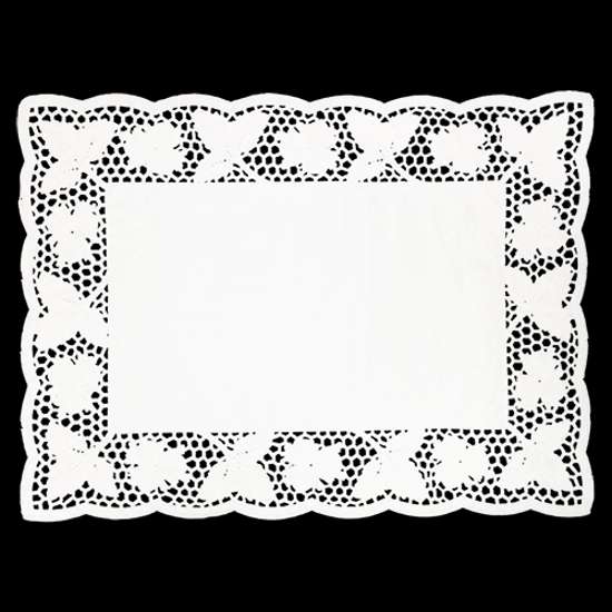 Imagen de Blonda Calada Bca.26x36 Cm (50)