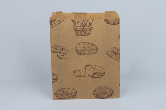 Imagen de Bolsa Kraft Marrón 16x20 Con Impresión (250)