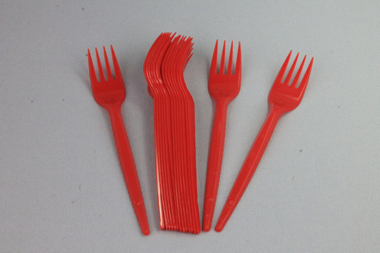 Imagen de Tenedorcitos Rojo Ordenado (40Pqx25)
