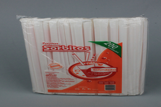 Imagen de Pajita Simple C/Funda. x200