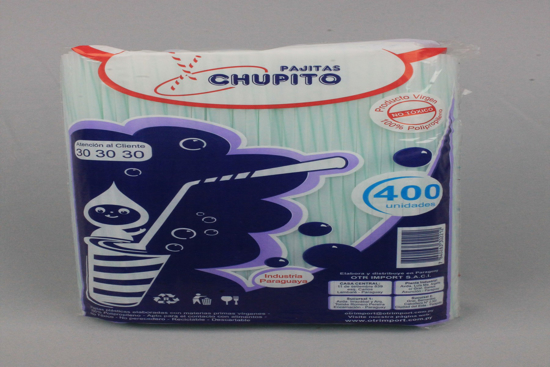 Imagen de PAJITAS  CHUPITO X 400