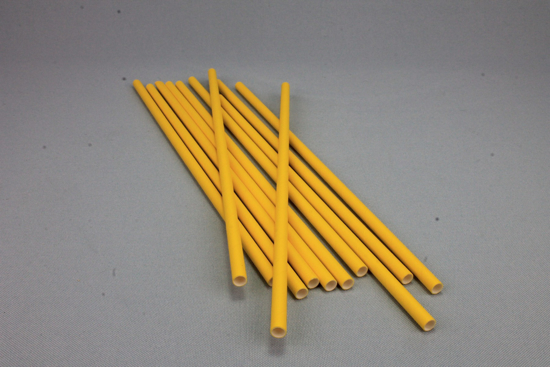 Imagen de Pajitas de Papel 6mm-Amarillo (Pqx100)