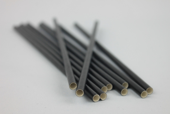 Imagen de Pajitas de Papel 6mm-Negro (Pqx20)