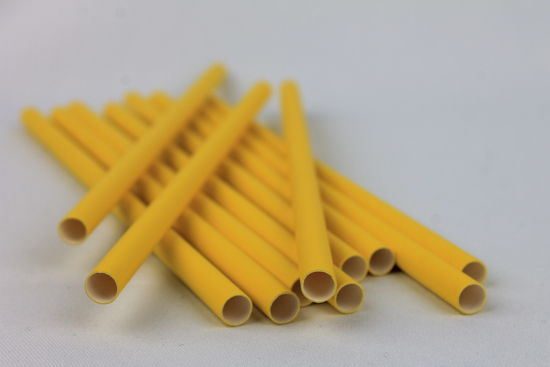 Imagen de Pajitas de Papel 8mm-Amarillo (Pqx20)