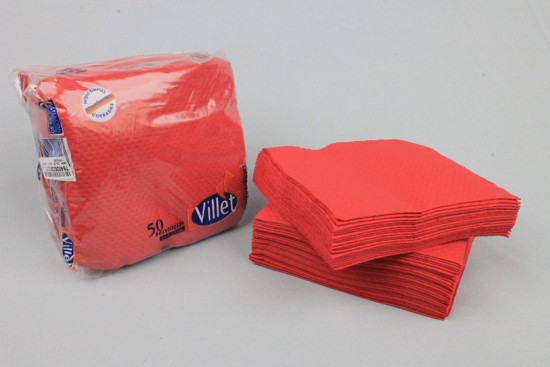 Imagen de SERV.COLOR 23x23 - ROJO - (75Pqx50)