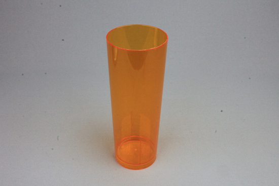 Imagen de VASO T.L  NARANJA TRASLUCIDO  300 ML-(Pqx8)