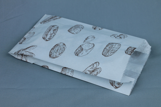 Imagen de Bolsa Kraft Blanca 16x27 Con Impresion (250)