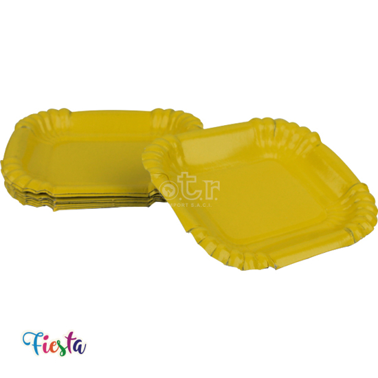 Imagen de BAND. COT. "FIESTA" Mini  (Pqx10) - Amarillo