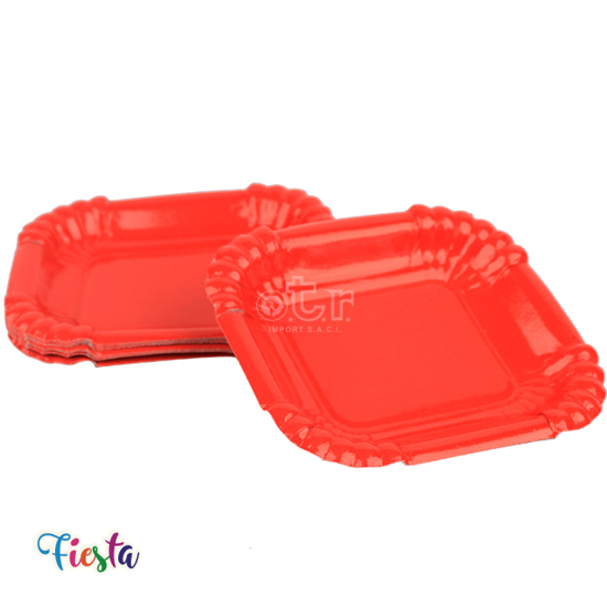 Imagen de BAND. COT. "FIESTA" Mini  (Pqx10) - Rojo