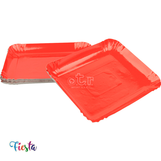 Imagen de BAND.COT. "FIESTA" Nº 1 (Pqx10) - Rojo